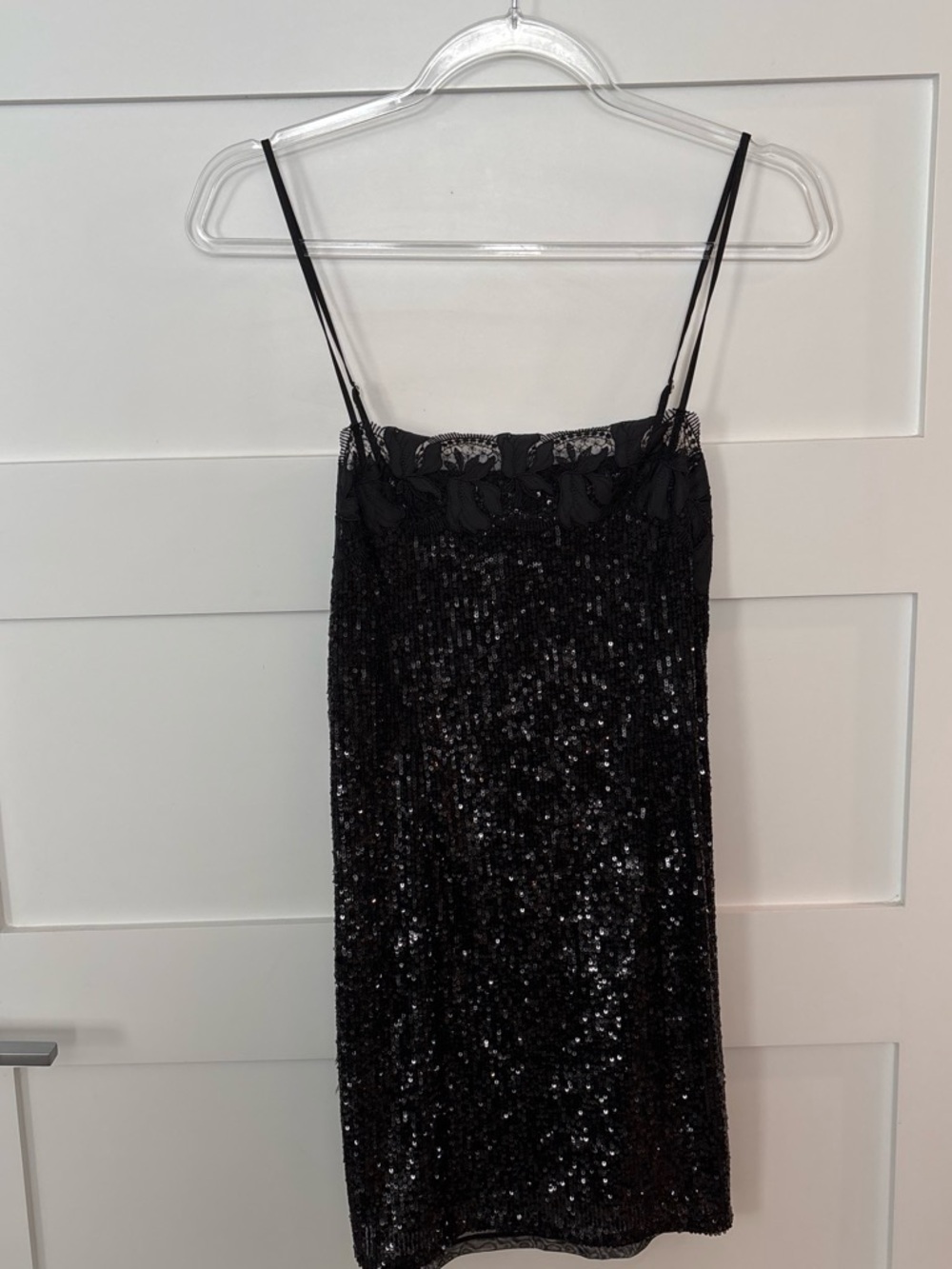 Victoria's Secret Black Sequin Mini Dress